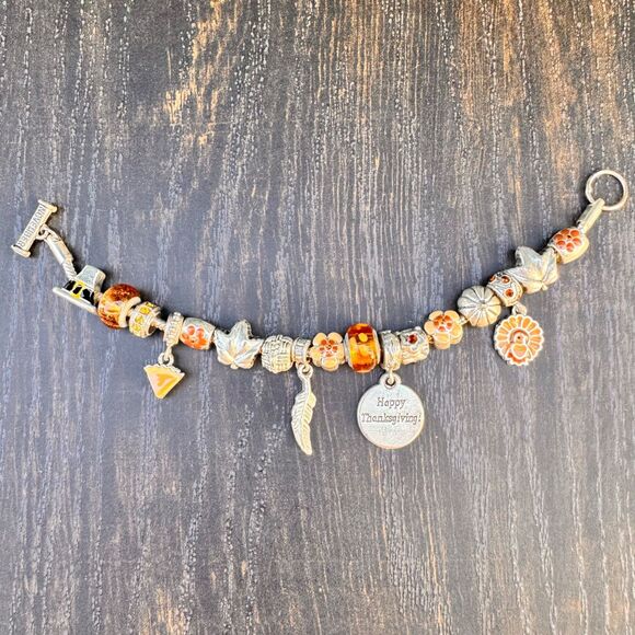 Willabee & Ward October Halloween & November Thanksgiving Bracelets Month Charms - Picture 10 of 14